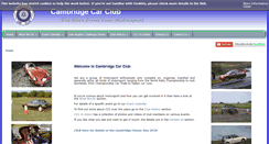 Desktop Screenshot of cambridgecarclub.co.uk